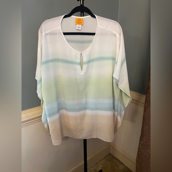 Ruby Rd. Tops - Ruby Rd. Women's Multicolor Top plus 2X